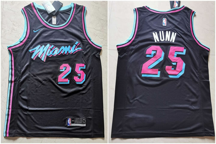 Heat 25 Kendrick Nunn Black Nike Swingman Jersey (2),We sell and wholesale Heat 25 Kendrick Nunn Black Nike Swingman Jersey (2) on line form chian!